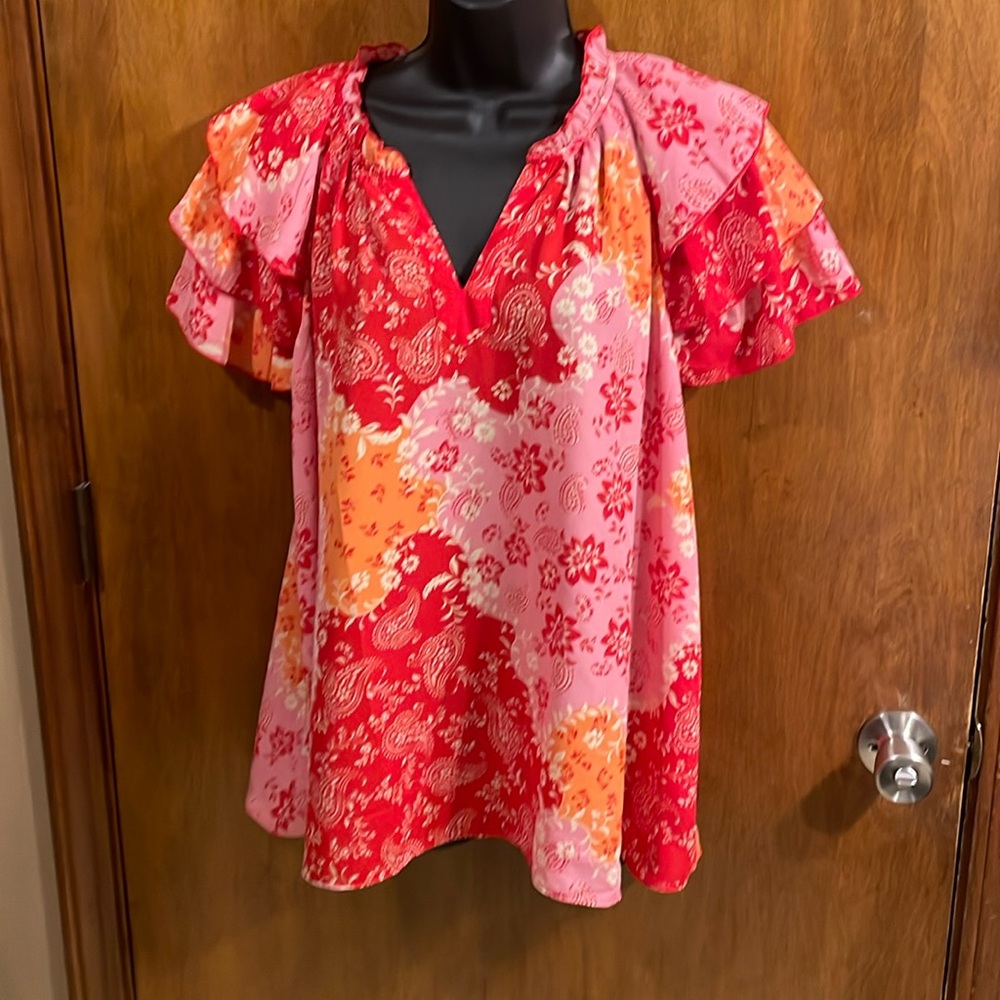 Women’s multi-color blouse